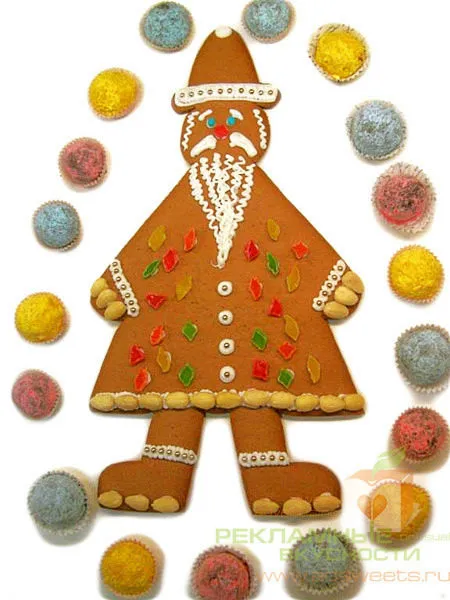 Фотография продукта Новогоднее печенье – сувениры с лого