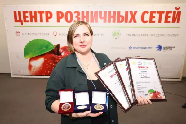 ГК «Талина» взяла «золото» дегустационных конкурсов на «ПРОДЭКСПО-2024»