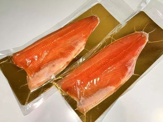 Фотография продукта Филе слабосоленой дикой форели сахалина