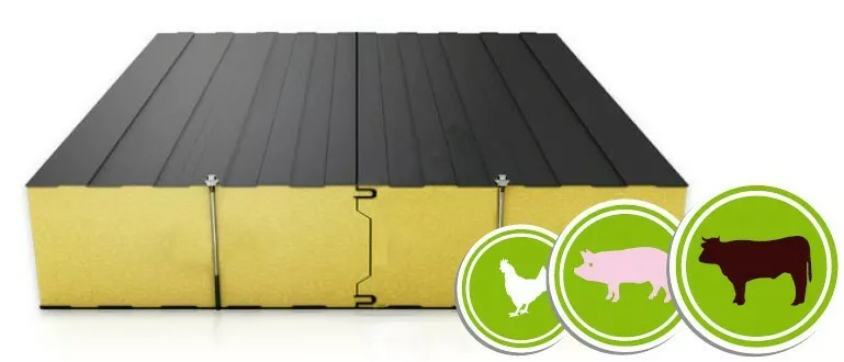 Фотография продукта Сэндвич панели для холодильных камер.