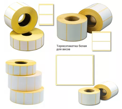 Фотография продукта Термоэтикетка топ 58х60 500эт. вт40   