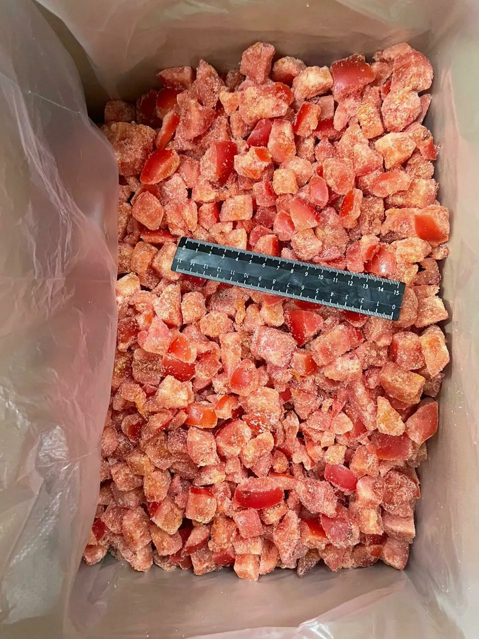 Фотография продукта Томат кубик с/м фас 1 кг