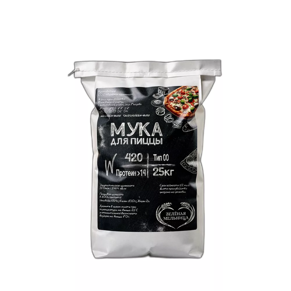 фотография продукта Мука для римской пиццы w420 (tipo 00)  